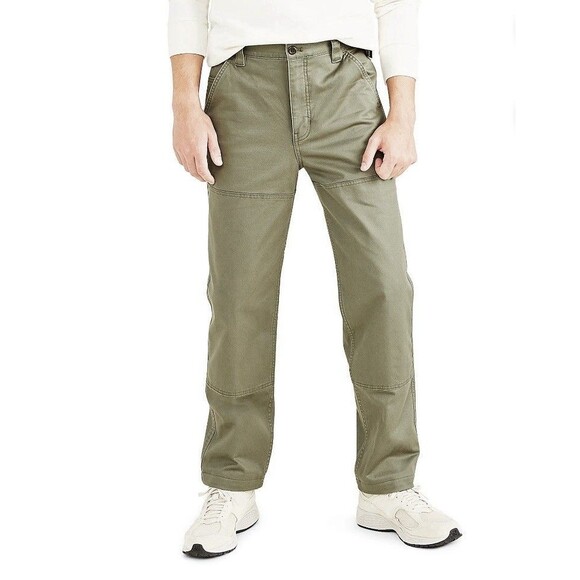 Dockers Men’s Stretch Utility Pants Straight Fit Size 32x32 Green Color - Picture 3 of 14